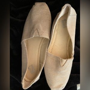 Tan flats.